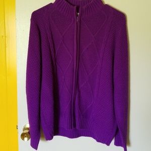 Purple sweater